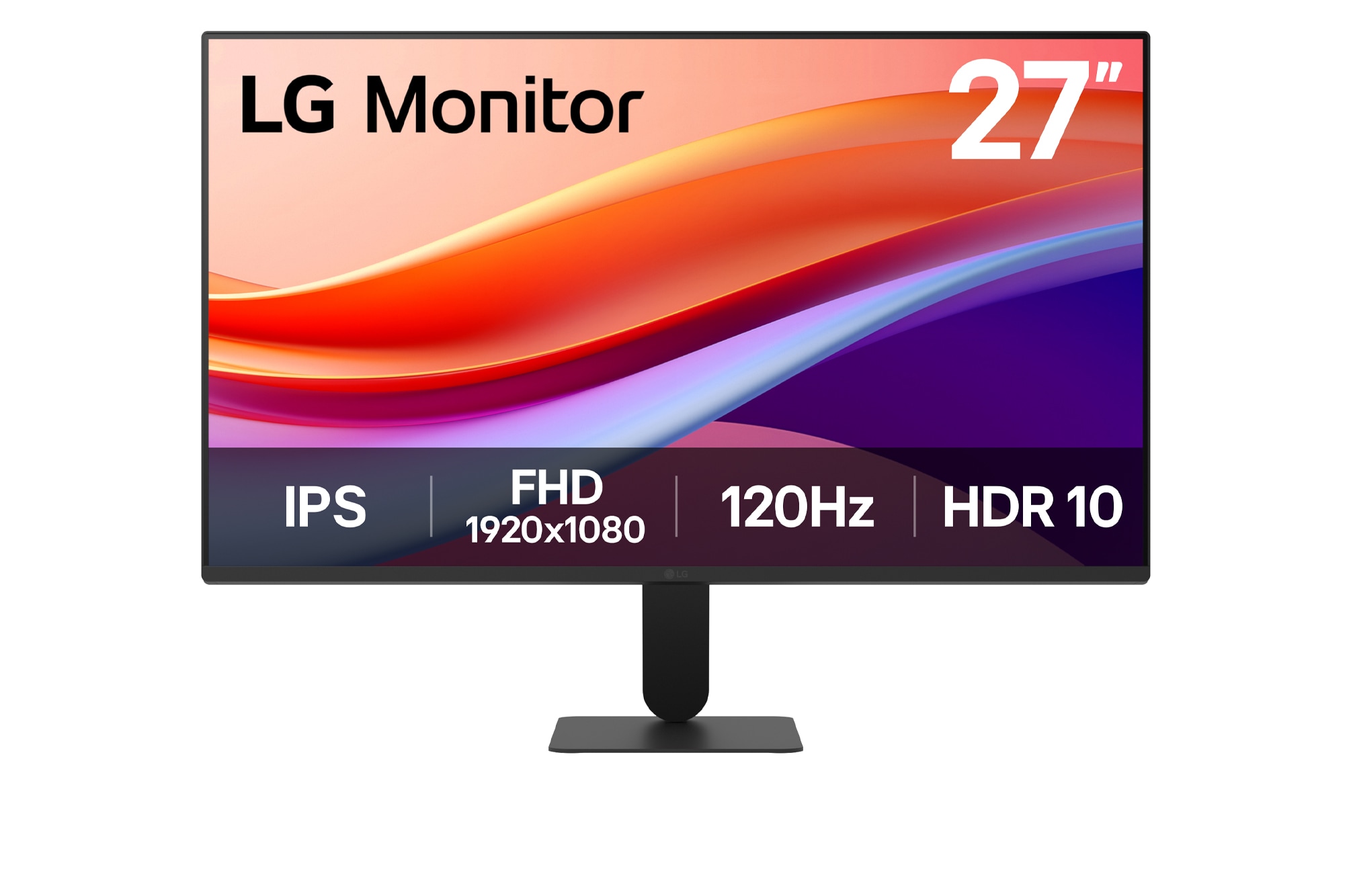 MONITOR LG 27"FHD 27U411A-B HDMI, VGA 120HZ